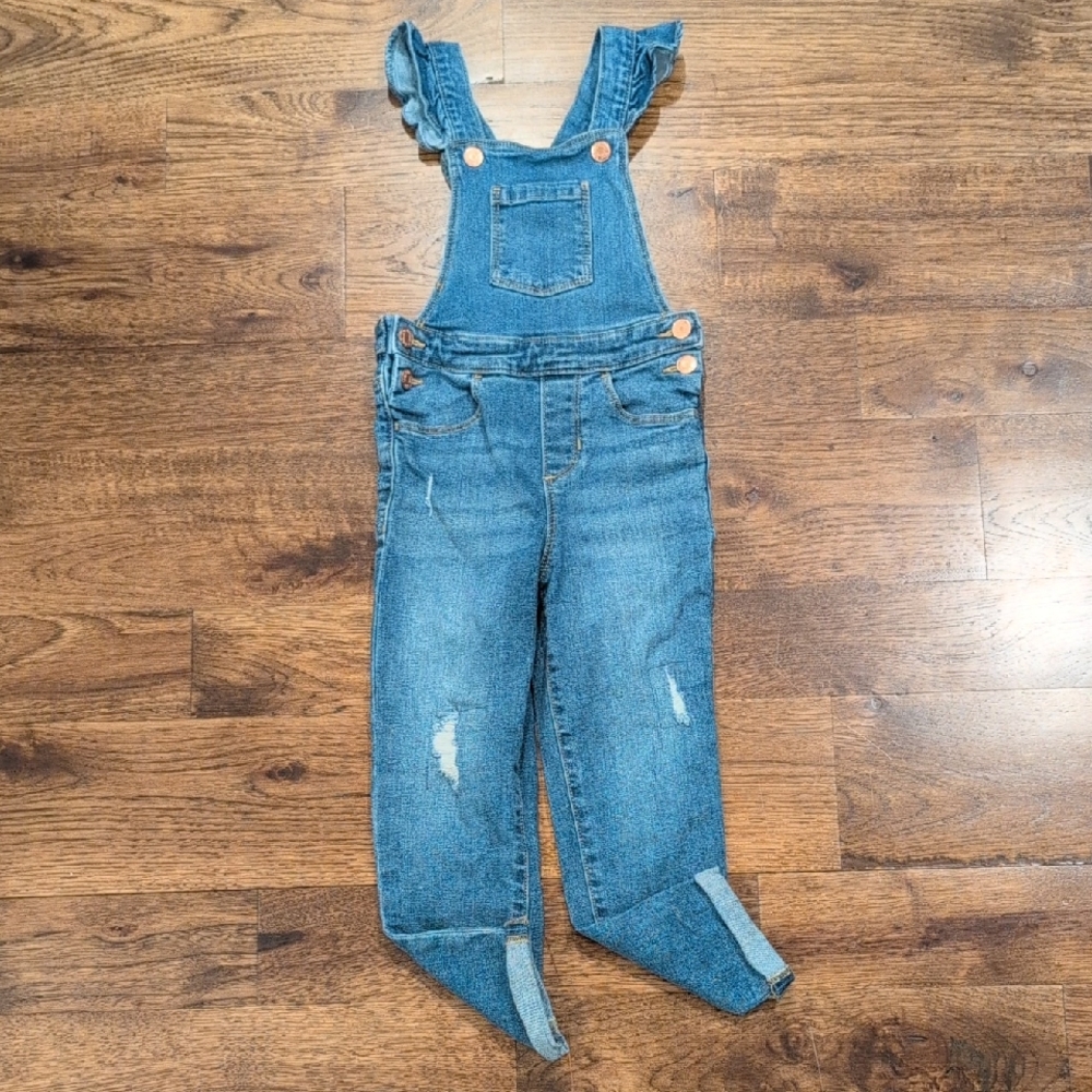 Girls Okie Dokie jean overalls size 4T